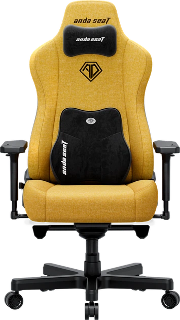 Крісло ігрове Anda Seat Kaiser 3E XL Bright Yellow Fabric - Фото 1 Крісло ігрове Anda Seat Kaiser 3E XL Bright Yellow Fabric - зображення 1