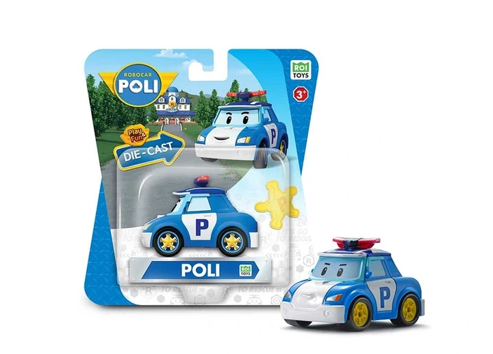МЕТАЛЕВА КОЛЕКЦІЙНА МАШИНКА РОБОКАР ПОЛІ DIE CAST - Фото 1 МЕТАЛЕВА КОЛЕКЦІЙНА МАШИНКА РОБОКАР ПОЛІ DIE CAST - зображення 1