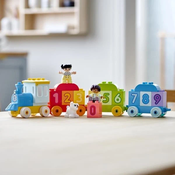 Конструктор LEGO DUPLO Creative Play Поїзд із цифрами Вчимося рахувати 23 деталі (10954) - изображение 4