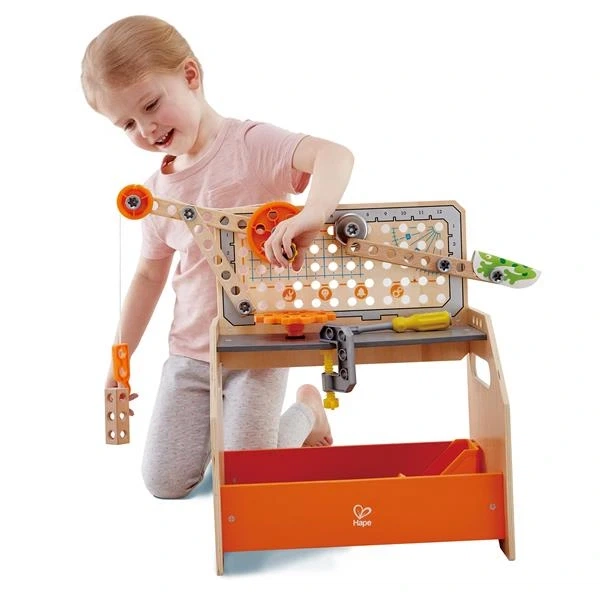 Конструктор Hape Junior Inventor Науковий верстак настільний 58 деталей (E3028) - зображення 6