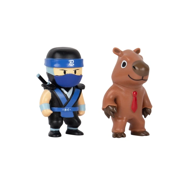 Набір колекційних фігурок STUMBLE GUYS - НІНДЗЯ КАЙ І КАПІБАРА (2 фігурки, 6 cm) - зображення 3