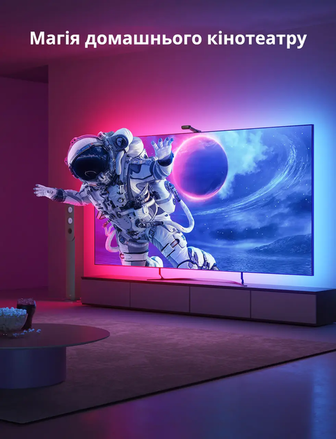 Світлодіодна стрічка Govee Envisual T2 TV Backlights 55-65" - Фото 6 Світлодіодна стрічка Govee Envisual T2 TV Backlights 55-65" - зображення 6