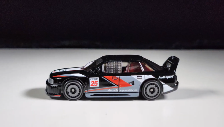 Машинка Базовая Hot Wheels Audi '90 Quattro Peak Pursuit 1:64 JBC04 Black - изображение 4