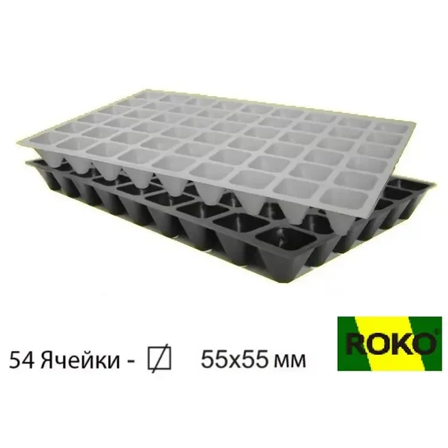 Касети для розсади 54 комірок (ROCO) - Фото 2 Касети для розсади 54 комірок (ROCO) - изображение 2