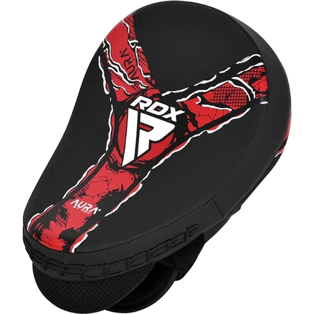 Лапы боксерские RDX Focus Pad Aura F-17 (FPR-F17BR) Black/Red - Фото 2 Лапы боксерские RDX Focus Pad Aura F-17 (FPR-F17BR) Black/Red - изображение 2
