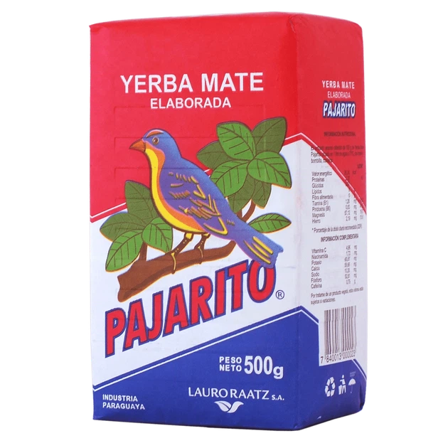 Чай мате Pajarito Elaborada Con Palo Tradicional 500 г класичний парагвайський мате з паличками - зображення 2