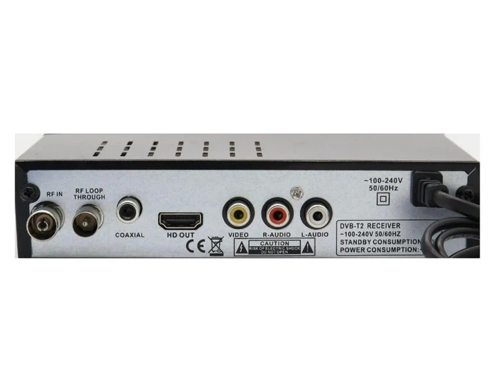 Цифрова приставка DVB-T2 UNIQUE UN-006 з Wi-Fi, YouTube та Megogo, Smart TV тюнер Full HD 1080p, ефірний ресивер з USB, PVR та TimeShift для цифрового телебачення - зображення 2