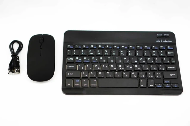 Бездротовий набір клавіатура та миша BT Combo 9212, Bluetooth/USB, комплект для ПК та ноутбука - изображение 8