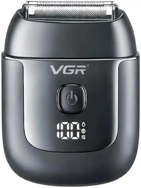 Сіткова електробритва VGR V380 трьома плаваючими сітками IPX6 USB зарядка сухе та вологе гоління компактний акумуляторний шейвер для чоловіків професійна бритва для бороди та щетини - изображение 3