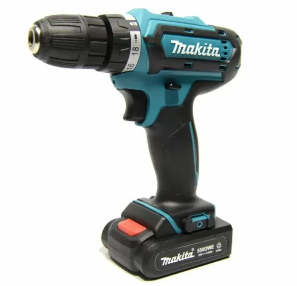 Акумуляторний шурупокрут Makita 331 DWE (24V, 5.0Ah) – универсальный шуруповерт + комплект інструментів із запасним аккумулятором - Фото 1 Акумуляторний шурупокрут Makita 331 DWE (24V, 5.0Ah) – универсальный шуруповерт + комплект інструментів із запасним аккумулятором - зображення 1
