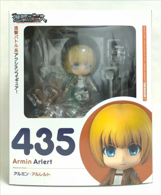 Аніме фігурка нендороїд Атака титанів Attack on Titan 435 Armin Arlert, Армін Арлерт, рухома, 10 см (AT 0033) - Фото 12 Аніме фігурка нендороїд Атака титанів Attack on Titan 435 Armin Arlert, Армін Арлерт, рухома, 10 см (AT 0033) - зображення 12