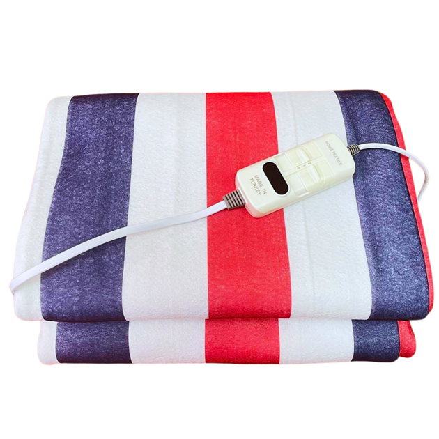 Электропростыня двуспальная Electric Blanket 150х180 см 500г/м 2 режима 130 Вт (две независимые зоны обогрева) - изображение 2
