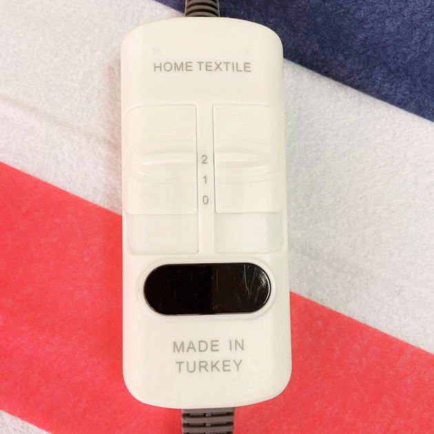 Электропростыня двуспальная Electric Blanket 150х180 см 500г/м 2 режима 130 Вт (две независимые зоны обогрева) - изображение 5