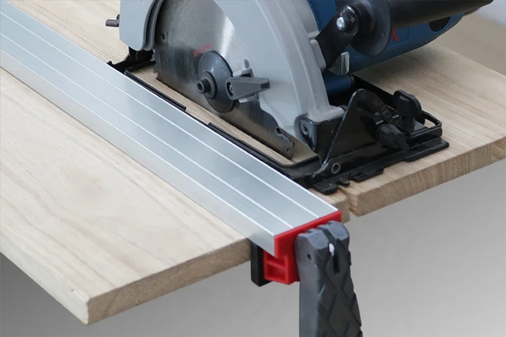 Направляющая шина-зажим MaxTool 400 мм — Шина-линейка, параллельный упор для фиксации деталей. (0975) - изображение 4