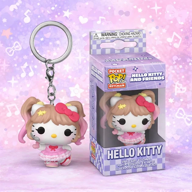 Фігурка на кліпсі Funko POP! Hello Kitty Хеллоу Кітті K-POP (91680) - Фото 4 Фігурка на кліпсі Funko POP! Hello Kitty Хеллоу Кітті K-POP (91680) - изображение 4