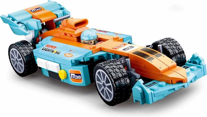 Klocki konstrukcyjne Sluban Racing Team Racecar 221 element 2499407 (6938242956233) - obraz 2