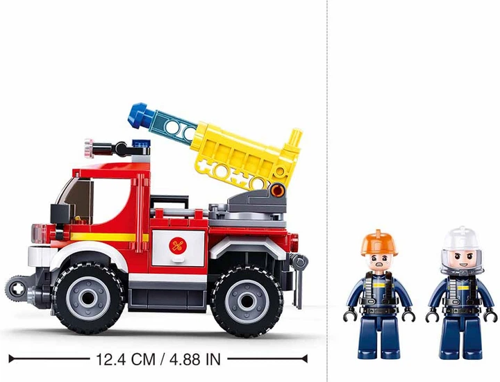 Klocki konstrukcyjne Sluban Off-road Fire Fighting Vehicle 192 elementy 2499464 (6938242958251) - obraz 5