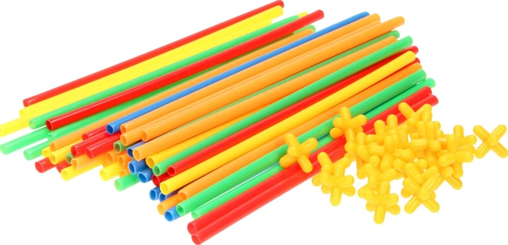 Конструктор HC соломинки 300 елементів 7910949 (8718012038905) - зображення 3