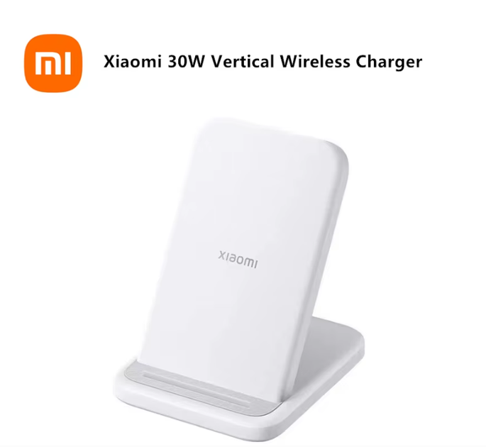 Бездротова зарядка Xiaomi 30W Wireless Charging Сяомі MDY-17-EM Біла - Фото 1 Бездротова зарядка Xiaomi 30W Wireless Charging Сяомі MDY-17-EM Біла - зображення 1