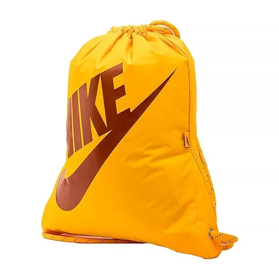 Рюкзак-мішок для взуття Nike Heritage Drawstring 13 л Жовтий (DC4245-717) - зображення 4