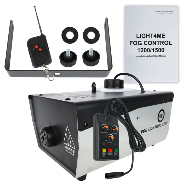 Wytwornica dymu Light4Me Fog Control 1200 Timer (5908249824034) - obraz 7