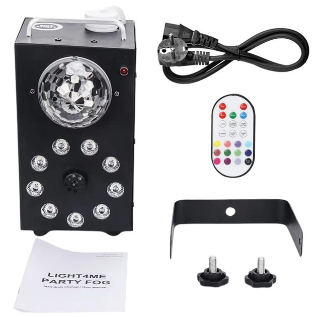 Wytwornica dymu z LED i kulą disco Light4Me Party Fog 700 W (5908249831742) - obraz 4