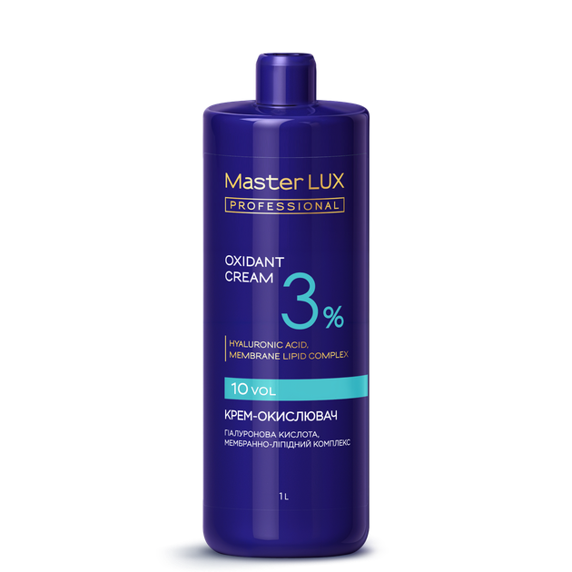 Крем-окислювач 3% Master LUX 1000 мл (2989138704) - Фото 1 Крем-окислювач 3% Master LUX 1000 мл (2989138704) - изображение 1