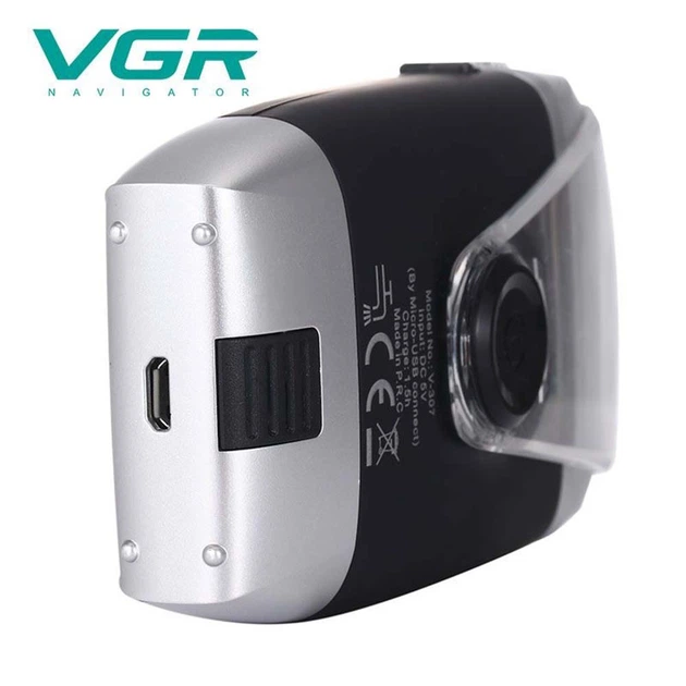 Сеточная электробритва роторная VGR V-307 от USB Дорожная бритва - изображение 3