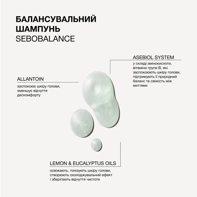 Балансувальний шампунь для волосся і шкіри голови схильних до жирності Triology. Sebobalance 500 мл - изображение 3