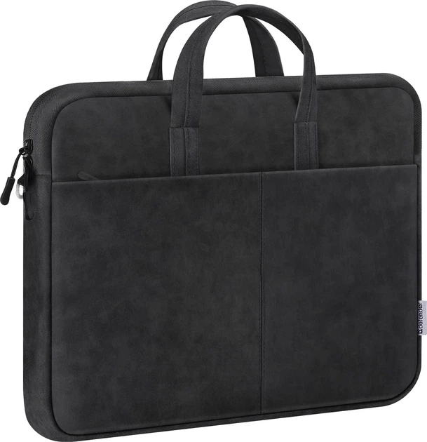 Сумка для ноутбука Defender Solid leather 15.6" PU Black (26091) - зображення 2