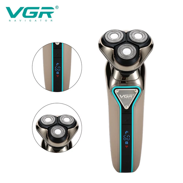 Электробритва мужская VGR V-323 USB 5 Вт Серый - изображение 3