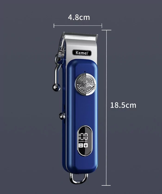 Машинка для стрижки волос Kemei Km-1895 для барберов - изображение 2