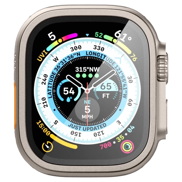 Захисне скло Spigen Glas.TR Slim Pro для Apple Watch Ultra 49mm Titanium (AGL06161) - зображення 4