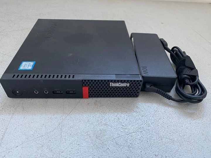Неттоп Lenovo ThinkCentre M710q Tiny USFF / Intel Core i5-6500T (4 ядра по 2.5 - 3.1 GHz) / 8 GB DDR4 / 480 GB SSD / Intel HD Graphics 530 / Блок питания б/у + Подарок Умная интерактивная зубная щетка Colgate Connect M1 / Bluetooth - изображение 2
