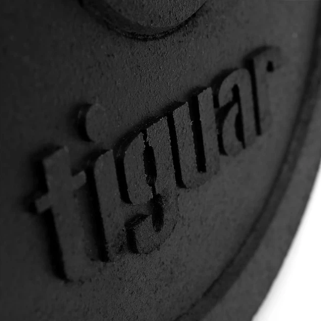 Talerz Olimpijski Tiguar V2 Bumper 5 kg Czarny TI-WB00500V2 (5902860492276) - obraz 2