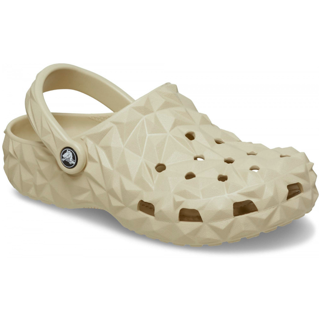 Crocs Classic Geometric Clog Bone Крокси Жіночі Чоловічі Сабо Класік Геометрік Бежеві - (44 р.) M11 - зображення 3