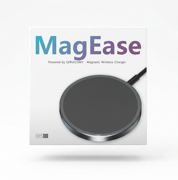 Магнітний бездротовий зарядний пристрій MagEase (15W) - изображение 2