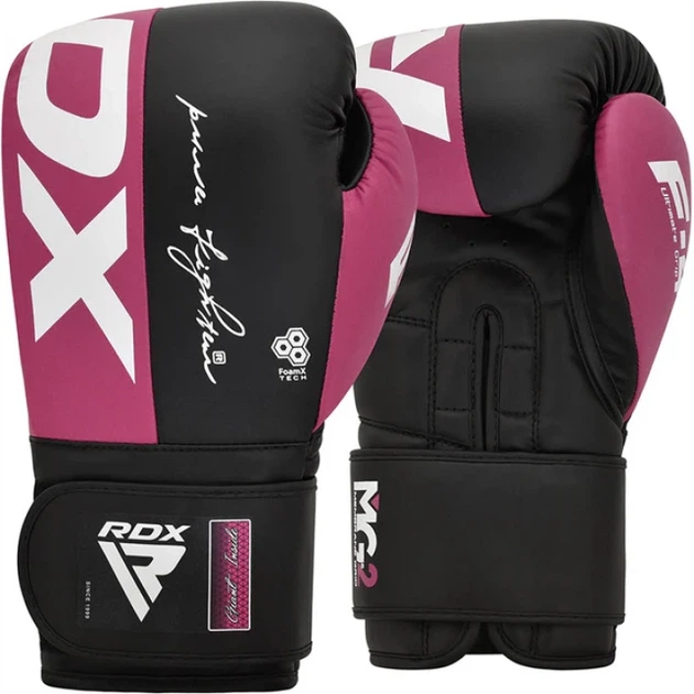 Боксерські Рукавички RDX F4 Boxing Sparring Gloves Hook & Loop Чорно-Рожевий 10oz (BGR-F4P-10oz) - Фото 1 Боксерські Рукавички RDX F4 Boxing Sparring Gloves Hook & Loop Чорно-Рожевий 10oz (BGR-F4P-10oz) - изображение 1