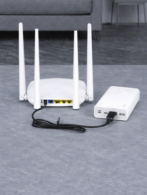Кабель-переходник UFT USB 5V - DC 12V 5.5x2.1 мм, 1 м для Wi-Fi роутера питания от USB - Фото 6 Кабель-переходник UFT USB 5V - DC 12V 5.5x2.1 мм, 1 м для Wi-Fi роутера питания от USB - изображение 6