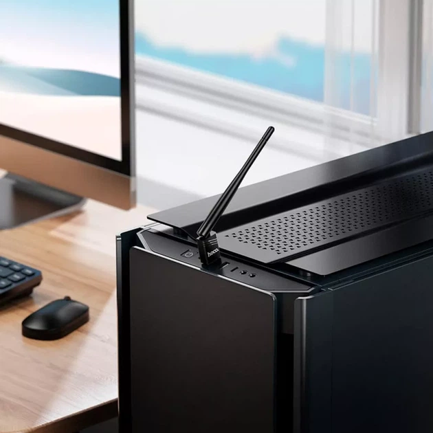 WiFi адаптер HOCO HI37 WiFi4 USB External Antenna 150Mbps - зображення 4