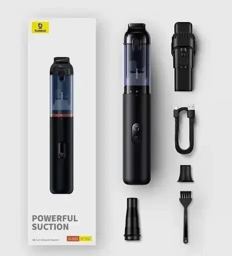Портативный автомобильный пылесос Baseus A5 Handy Vacuum Cleaner 16000Pa - изображение 2