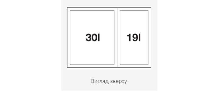 Система сортировки отходов Blanco - 526208 SELECT II 60/2 Orga - изображение 2