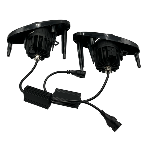 Противотуманные LED-фары на Daewoo Lanos с линзой, 30W, белый свет, 12–48V, IP68, комплект 2 шт. - изображение 4