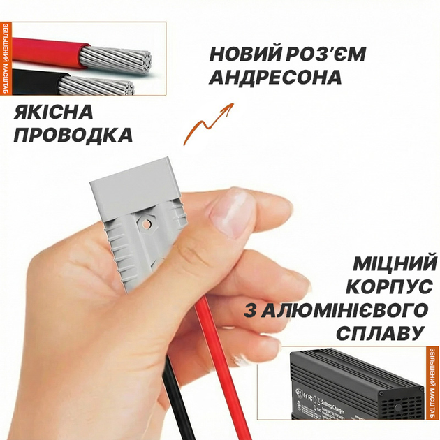 Зарядное устройство для LiFePO4 аккумуляторов Li Time L12V20A-BCHA-X - изображение 7
