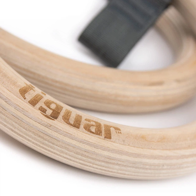 Kółka gimnastyczne Tiguar Alfa drewiane TI-ALKG1 (5902860492955) - obraz 4