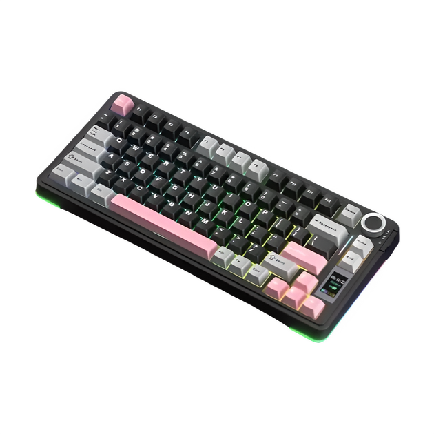 Беспроводная клавиатура AULA S75 PRO 75% игровая RGB с экраном Hot-Swap Bluetooth/2.4G/USB Англ/Укр - изображение 2