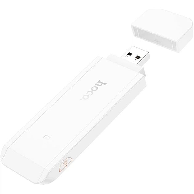 USB WiFi адаптер Hoco HI40 беспроводной сетевой адаптер с поддержкой WiFi 6 для ПК и ноутбука (786087) - изображение 3
