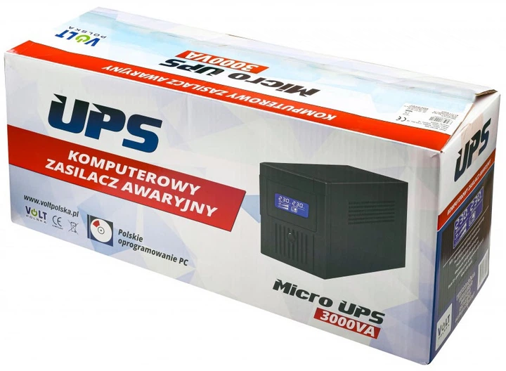 UPS Volt Polska MicroUPS 3000VA/1800W 4x 9Ah (5UP3000049) - obraz 7