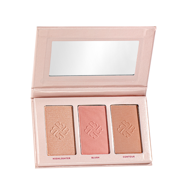 Палетка для контурингу обличчя Bogenia Match Contour Palette 3 в 1 (BG907(001)) - изображение 2
