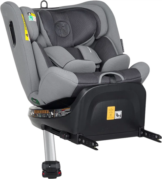 Автокрісло Petite&Mars Twistguard Pro i-Size Grey Air 40-150 см (8596202010401) - зображення 3